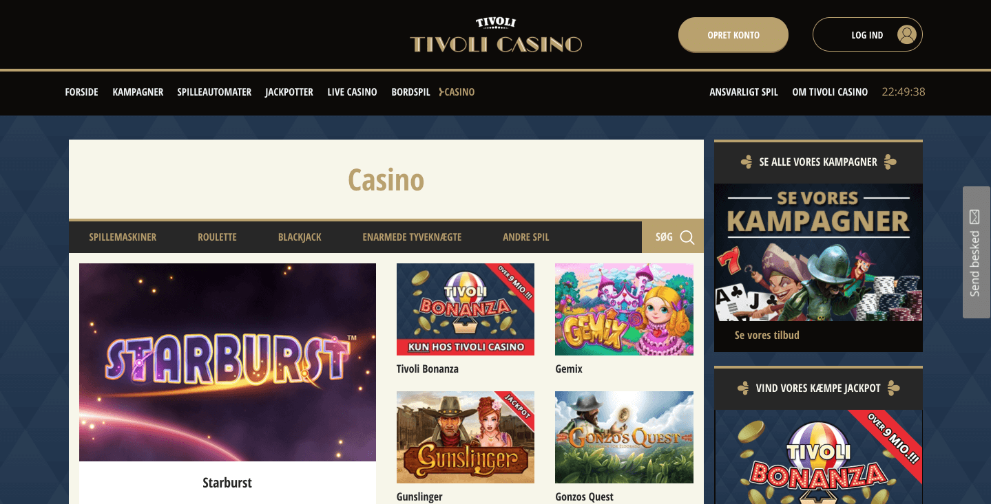 Tivoli Casino Bonus Kode