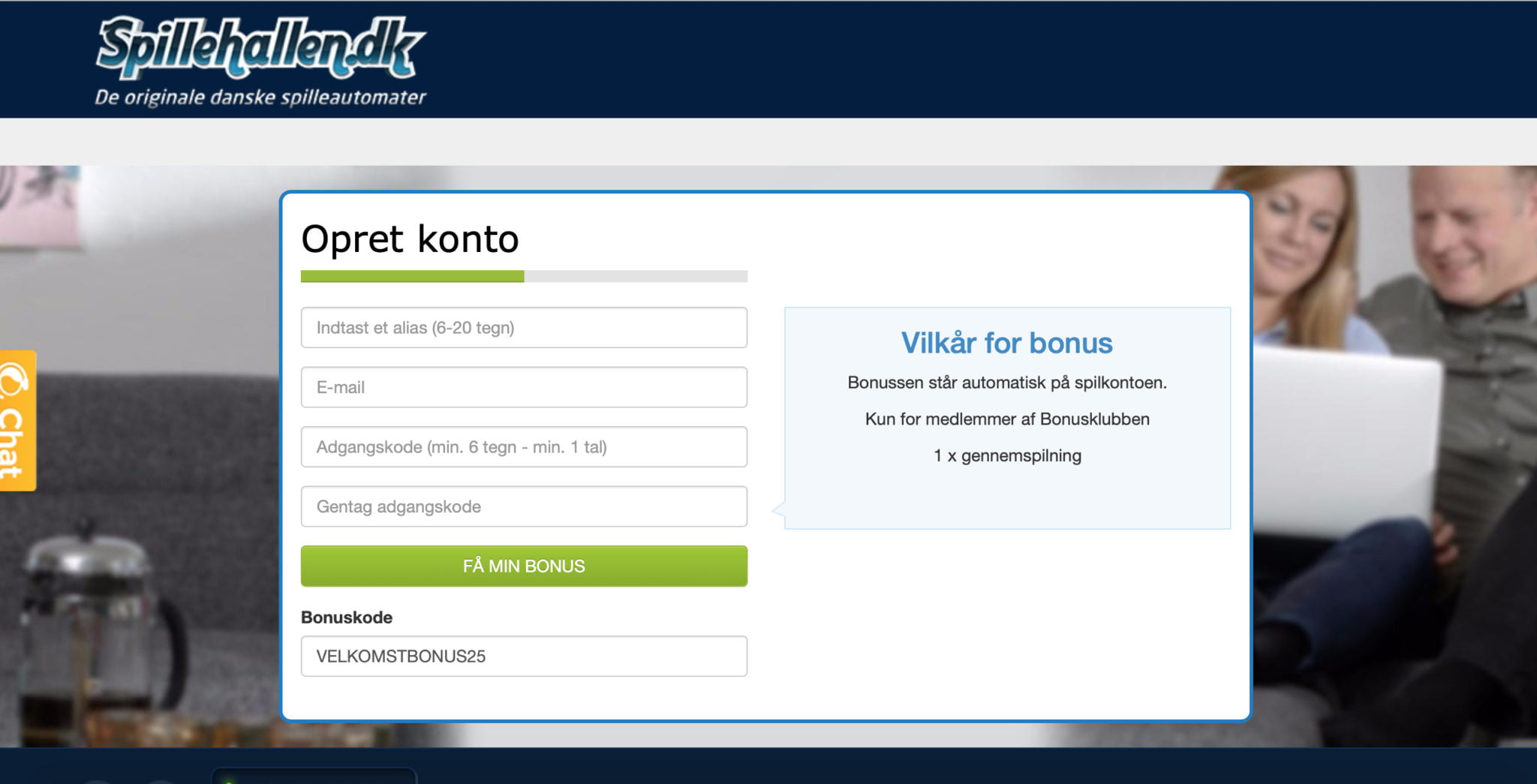 ?Spillehallen Bonuskode ⇒ Få 175 kr. Gratis ved oprettelse