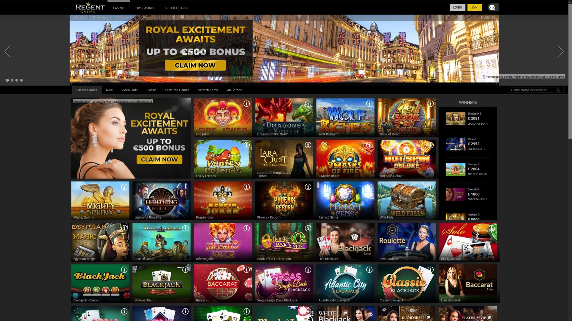 Regent Casino - Best Online Casino Bonuses 