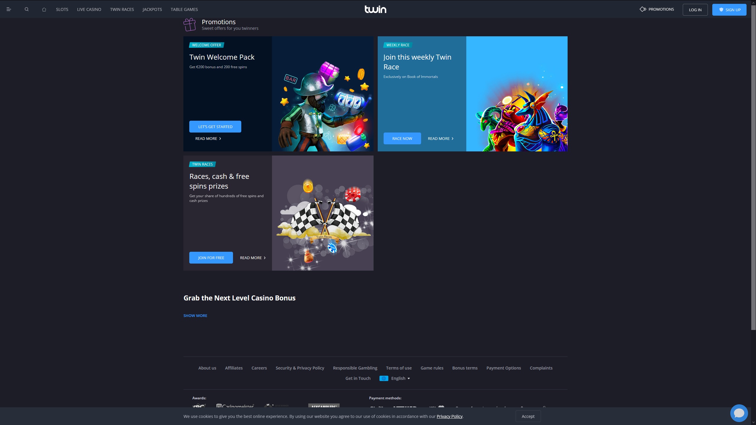 Claim Online Casino Promotion